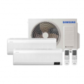 Ar Condicionado Multi Bi Split Samsung Wind Free 18000 Btus (1X9000+1X12000) Quente/frio Inverter 220V