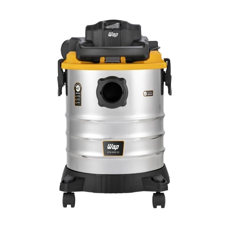 Aspirador De Pó e Água Profissional WAP GTW 25 Inox 2000W 25L 220V