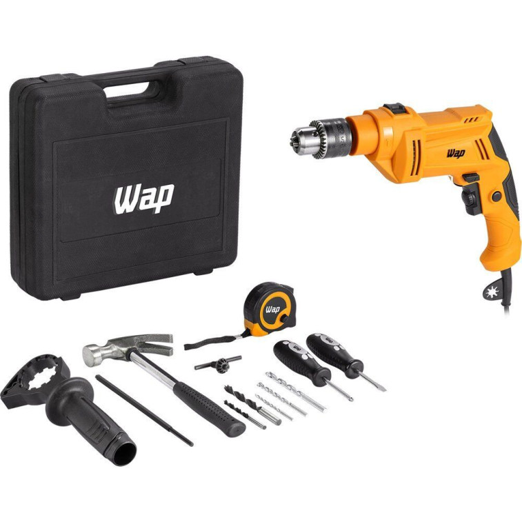 Parafusadeira e Furadeira de Impacto WAP WF 700K10 W2 com