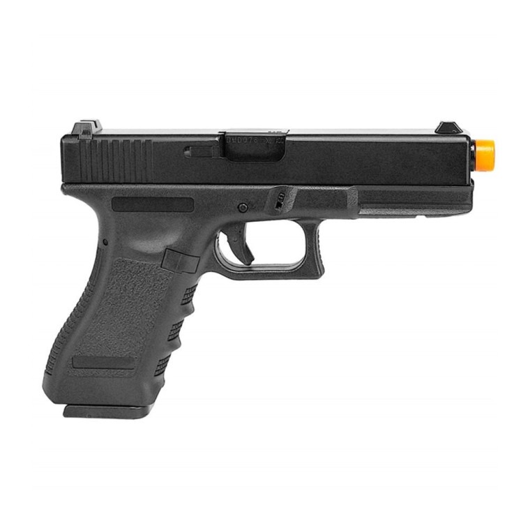 Glockトイガン ブラック Pistola Airsoft à Gás GBB Glock Black Blowback 6mm Army Preta ARMY
