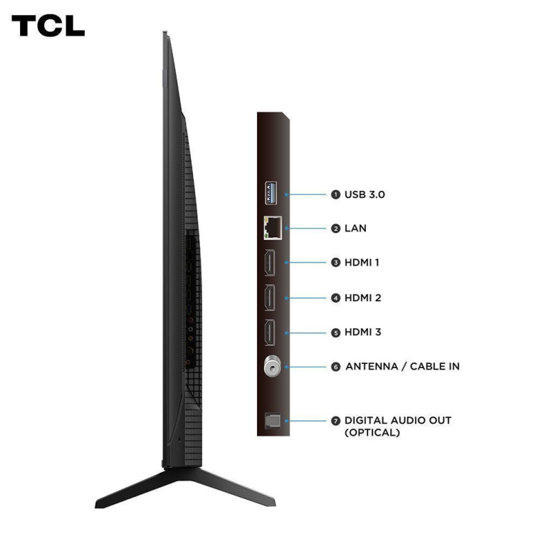 Smart TV 55'' TCL P7k 4K QLED com Google Preto Bivolt | Burgo Bras