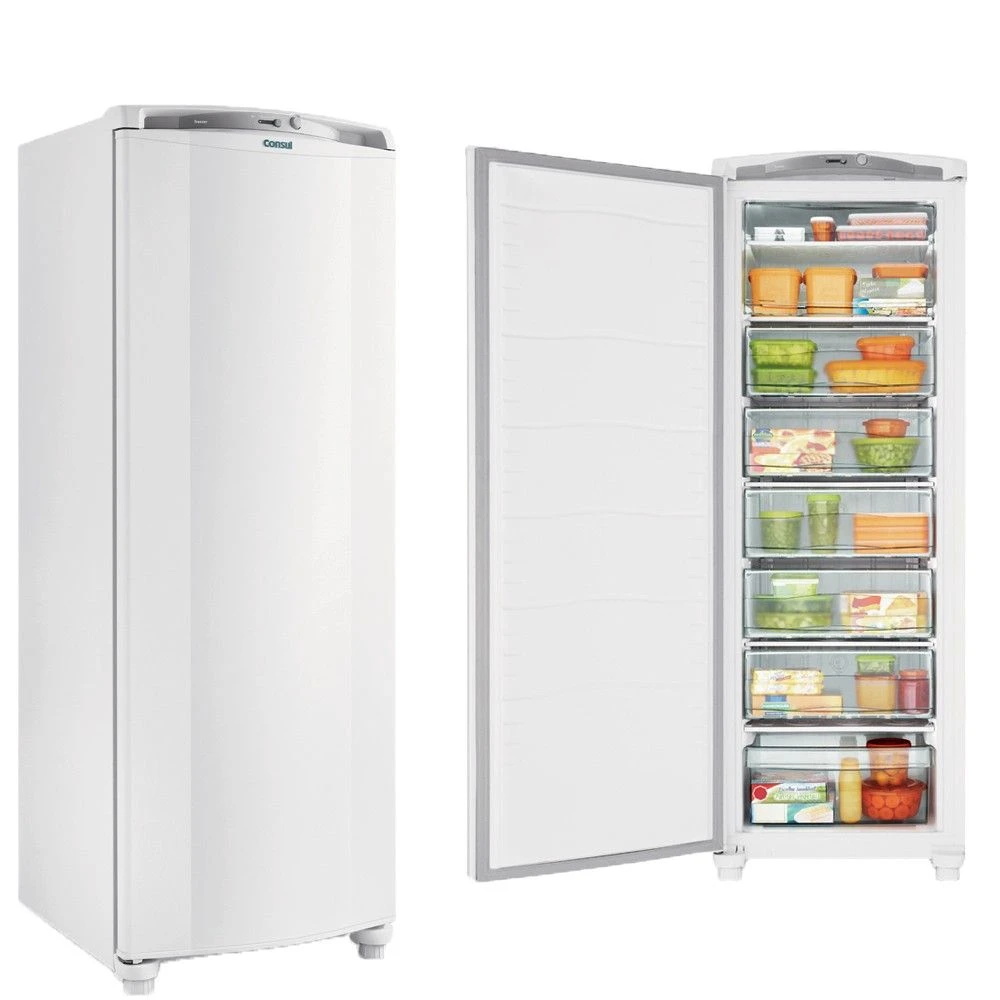 Freezer Consul 1Pt Vertical 246L Cycle Defrost Branco 127V | Burgo