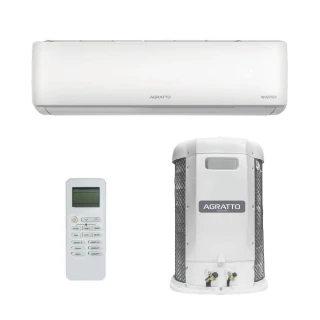 Ar Condicionado Split Hi Wall Agratto Zen Top Inverter 24.000 Btus