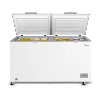 Freezer Midea Horizontal 508L 2 Porta Branco 127V (MDRC698FZD011