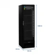 Cervejeira Metalfrio Optima 337L All Balck Slim 1 Porta 127V VN28RH