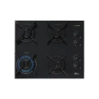 Cooktop Fit Line Fischer 4 Bocas Chama Rapida Trempe Iron Vidro Preto Bivolt 36310-102671