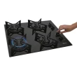 Cooktop Fit Line Fischer 4 Bocas Chama Rapida Trempe Iron Vidro Preto Bivolt 36310-102671