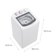 Lavadora de Roupas Consul 9KG Branca 127V CWB09BB