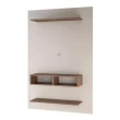 PAINEL VIERO DENALI OFF WHITE/IMBUIA COM NICHO (20572)