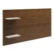 PAINEL VIERO ZAAD IMBUIA/OFF WHITE DUAS PRATELEIRAS (20577)